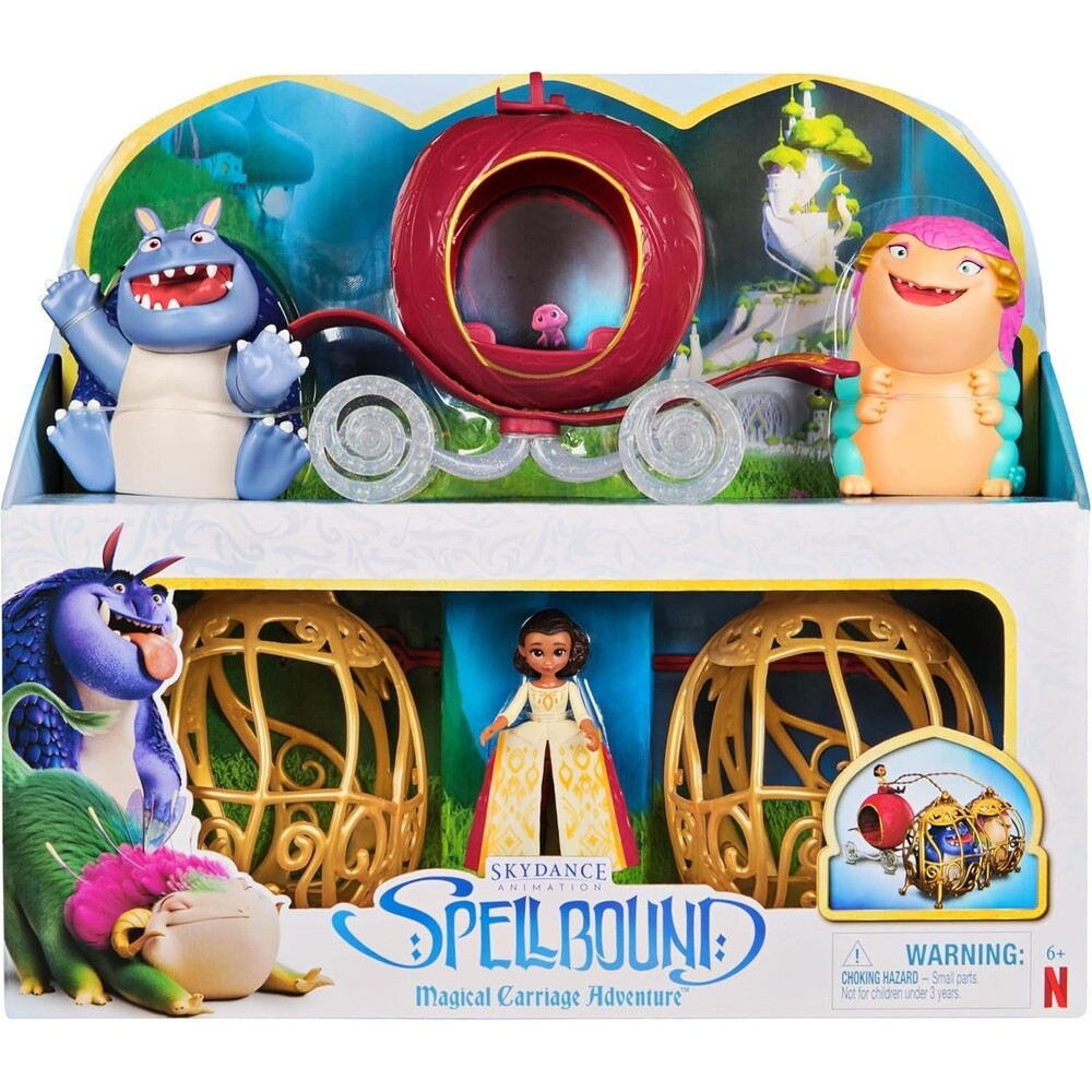 Spellbound Magical Carriage Adventure Set & 3 Collectible Action Figures Playset